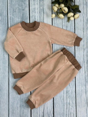 Купить оптом 343. Костюм ясельный, 80% хлопок, 20% ПЭ 80-86-92 в Бердске